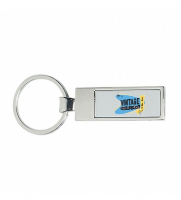 Rectangle Metal Key Tag