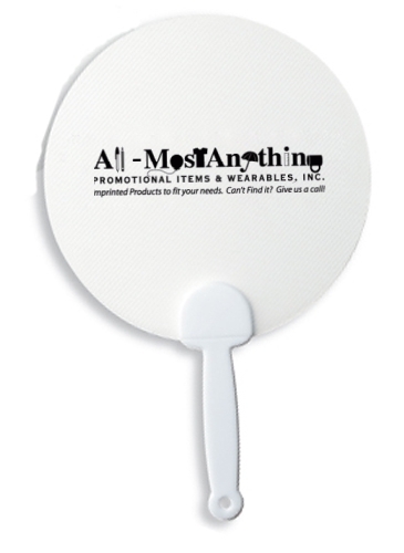 Transparent Plastic Hand Fan