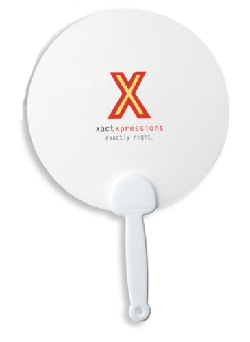 Transparent Plastic Hand Fan