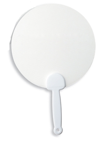 Transparent Plastic Hand Fan