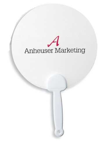 Transparent Plastic Hand Fan