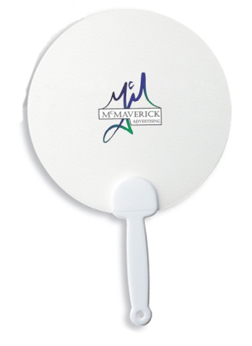 Transparent Plastic Hand Fan