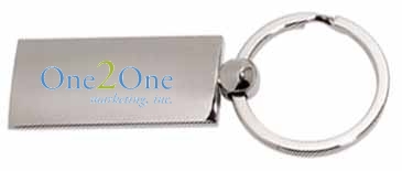 "Era" Laser Engraved Metal Keyholder