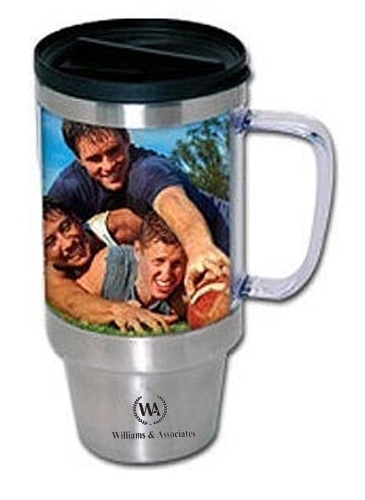 16 oz Stainless Steel Travel Mug