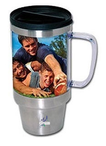 16 oz Stainless Steel Travel Mug
