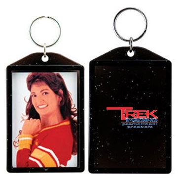 Translucent Sparkle Snap-in Keytag