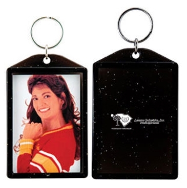 Translucent Sparkle Snap-in Keytag