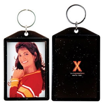 Translucent Sparkle Snap-in Keytag