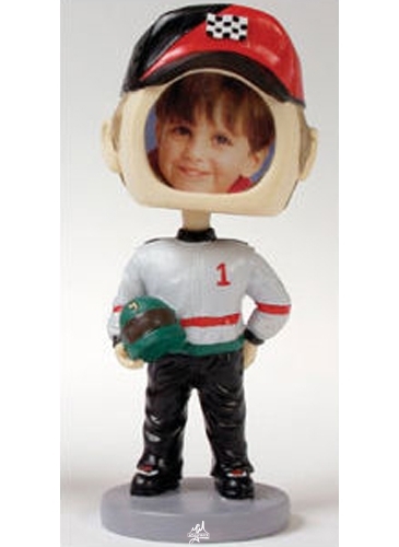 Race Car Driver Single Bobble Heads