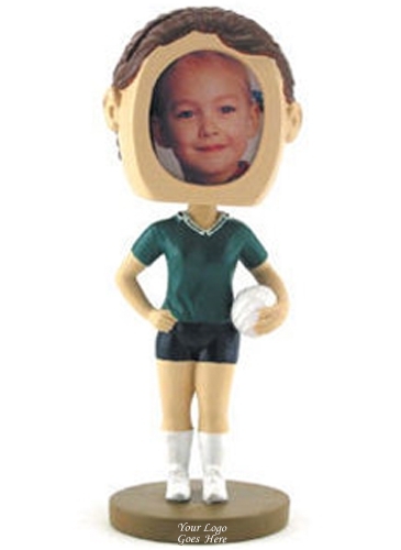 Girl's Volleyball Single Bobble Heads