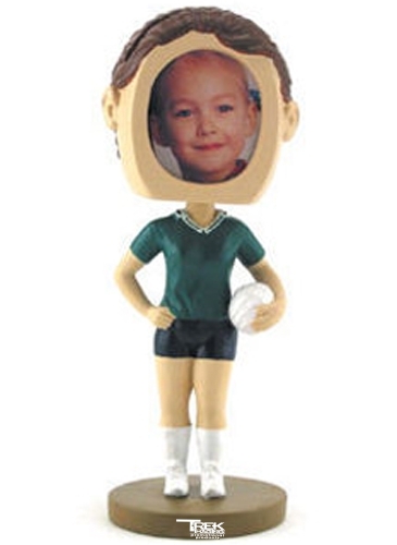 Girl's Volleyball Single Bobble Heads