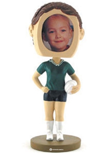 Girl's Volleyball Single Bobble Heads