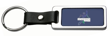 Metal Leather Key Tags