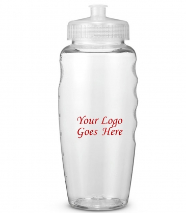 Prime Line USA Made 30oz Polyclear™ Gripper Water Bottle