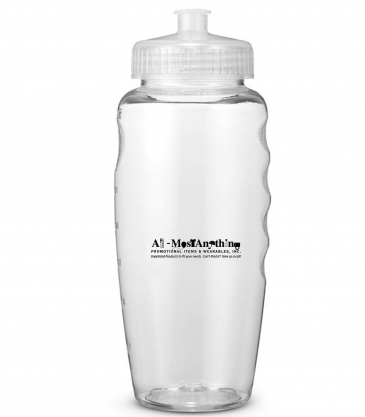 Prime Line USA Made 30oz Polyclear™ Gripper Water Bottle
