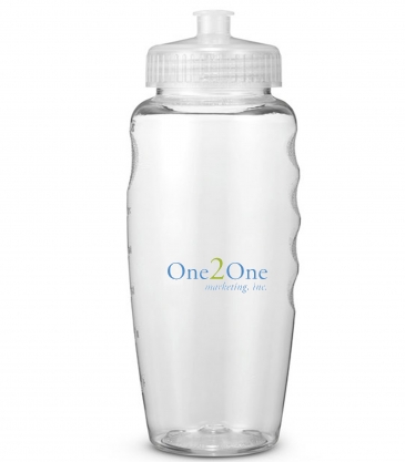 Prime Line USA Made 30oz Polyclear™ Gripper Water Bottle