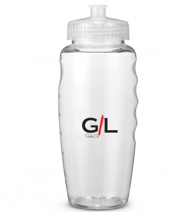 Prime Line USA Made 30oz Polyclear™ Gripper Water Bottle