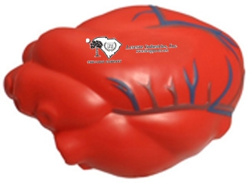 Heart with Blue Veins Stress Reliever