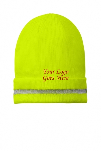 CornerStone® - Enhanced Visibility Beanie with Reflective Stripe