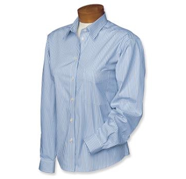 Cutter&buck Ladies Mini Bengal Poplin Shirt
