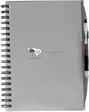 7" X 10" Plastic Cover Notebooks