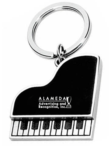 Metal Piano Shape Key Chain