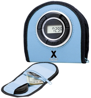 Pouch Pedometer Alarm Clock