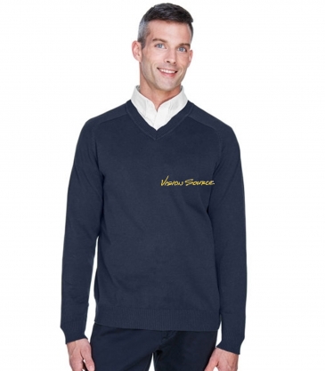Devon & Jones Men's V-Neck Sweater