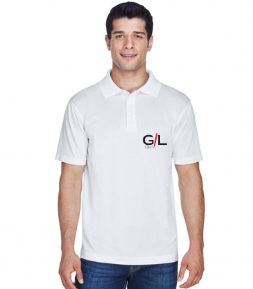 Harriton Men's Polytech Polo