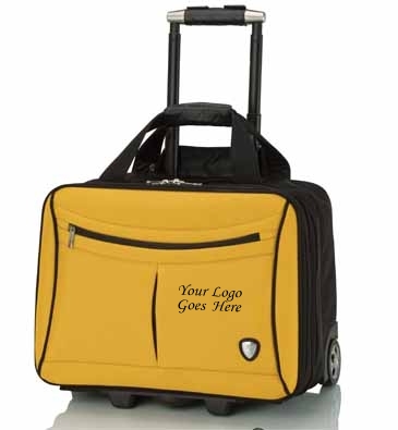Yellow and Black Trolley Case