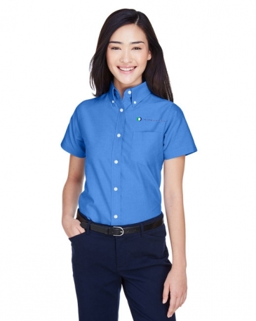 Women's Classic Wrinkle-Resistant Short Sleeve Oxford