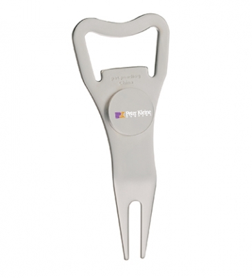 Divot Tool with Bottle Opener