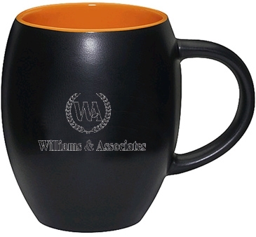 Matte Barrel With Color Mug - 17 oz.