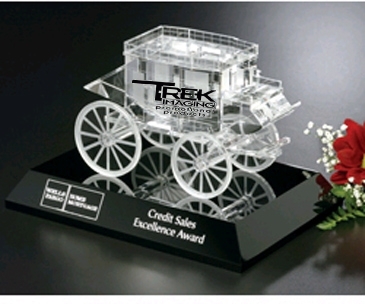 Stagecoach Award on Black Base 4-1/2"