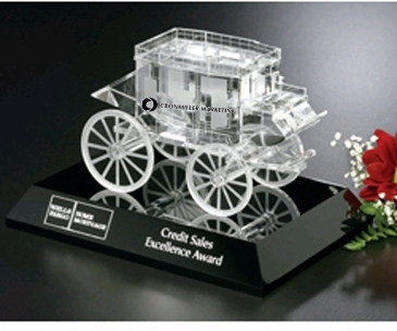 Stagecoach Award on Black Base 4-1/2"