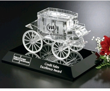 Stagecoach Award on Black Base 4-1/2"