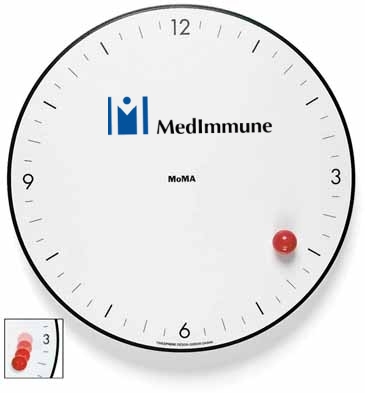 MOMA Timesphere Clock