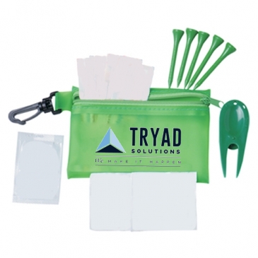 Zipper Tote With Clip Express Golf Care Kit