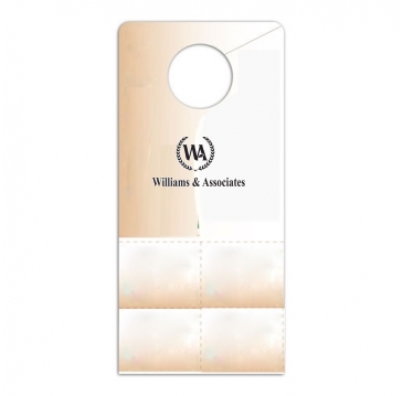 Door Hanger Paper Card