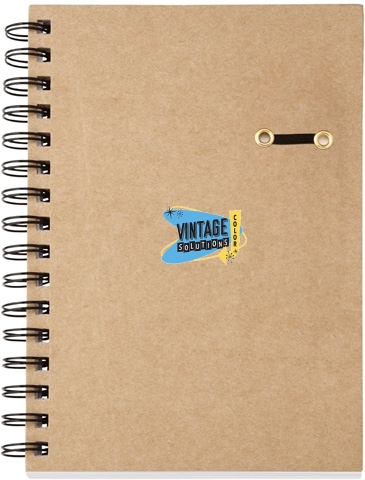 ECO Hard Cover Spiral Notebook – 5¾" x 8¼"