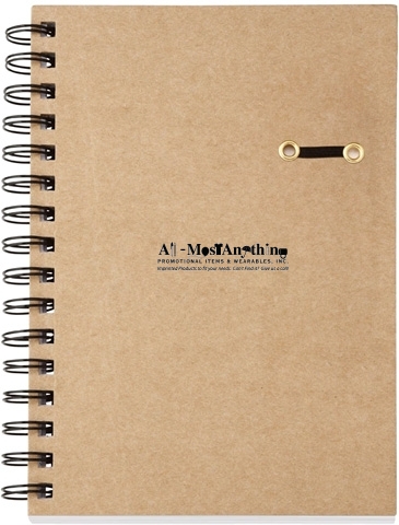 ECO Hard Cover Spiral Notebook – 5¾" x 8¼"
