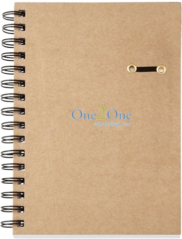ECO Hard Cover Spiral Notebook – 5¾" x 8¼"