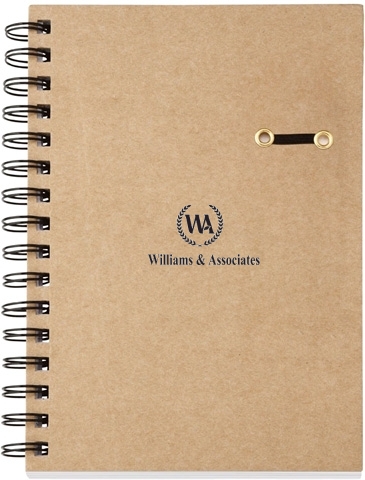 ECO Hard Cover Spiral Notebook – 5¾" x 8¼"