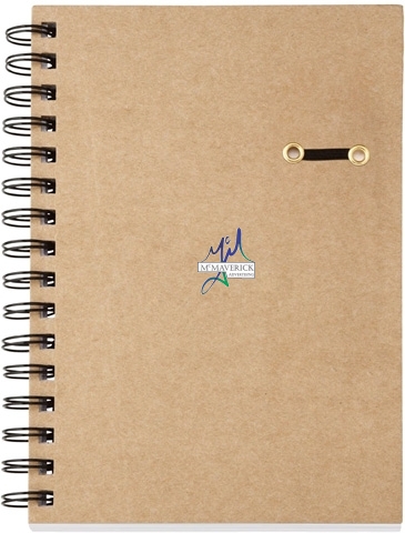 ECO Hard Cover Spiral Notebook – 5¾" x 8¼"