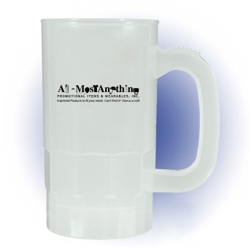 14 oz. Nite-Glow Beer Stein (1 Side), Full Color Digital