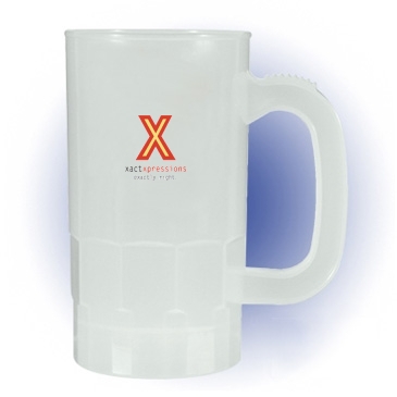14 oz. Nite-Glow Beer Stein (1 Side), Full Color Digital