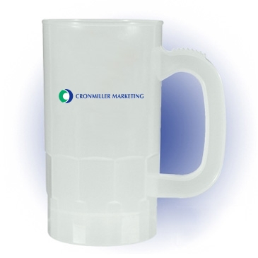 14 oz. Nite-Glow Beer Stein (1 Side), Full Color Digital