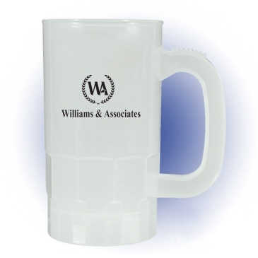 14 oz. Nite-Glow Beer Stein (1 Side), Full Color Digital