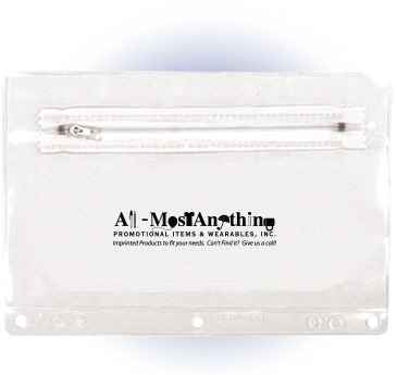 Premium Translucent Vinyl Zippered Pack, Full Color Digital