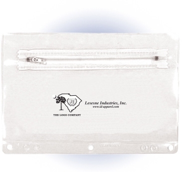 Premium Translucent Vinyl Zippered Pack, Full Color Digital